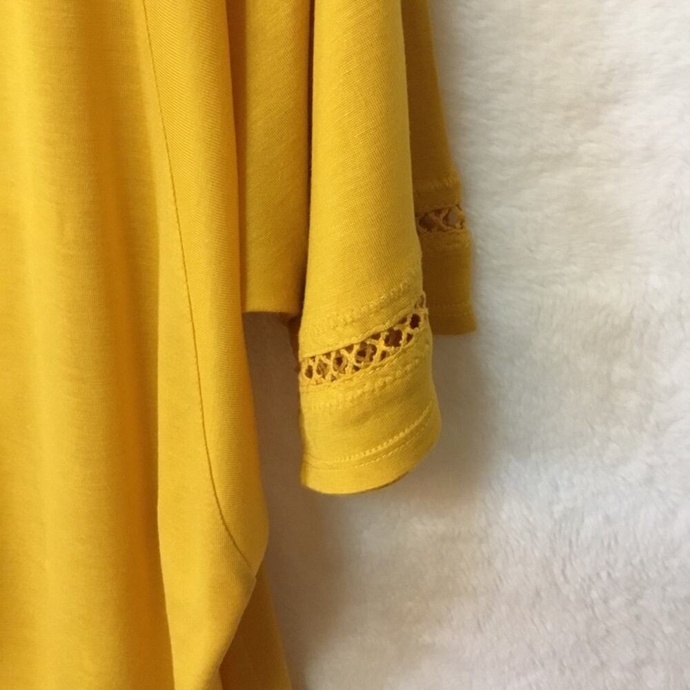 Anthropologie One September Yellow Embroidered Shirt - Picture 9 of 12